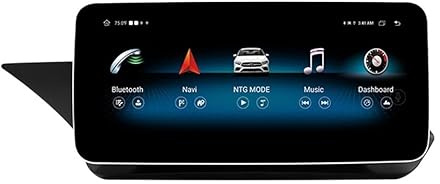 GABITECH Für Mercedes Benz E-Klasse W212 S212 2009-2012 NTG 4.0. 10.3 Zoll Android 14 Autoradio GPS Navi Drahtlos Carplay und Android Auto. 8GB RAM Octa-Core