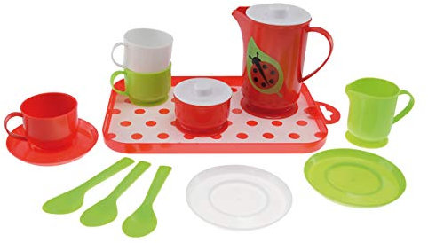 GOWI 454-23 Ladybug Tea Break, 15teilig, Teeservice