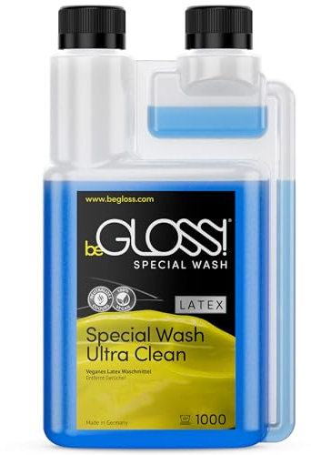 beGLOSS Special Wash LATEX 1000 ML - Latex Waschmittel Pflege Reiniger für Gummi & Latex Kleidung