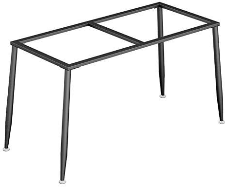 Furniture support foot Computer desk desk legs marble dining table legs high strength black table shelf wrought iron table leg bracket (1 pack)