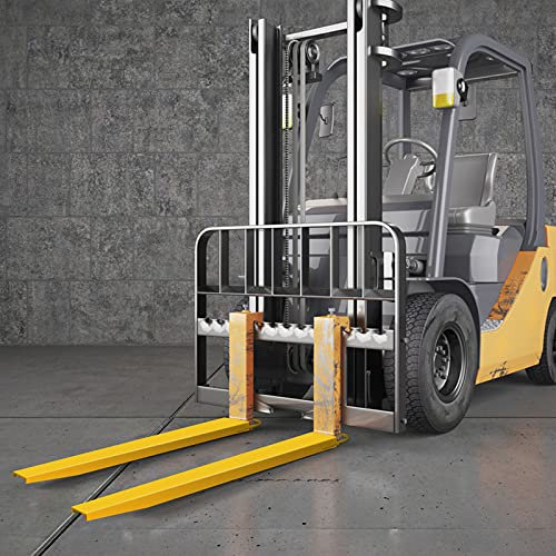 Frantools Rallonges de Fourche à Palette 182cm Extensions de Fourche à Palette Rallonges de Fourche en Acier pour Chariot Elévateur à Fourche Transport de Charge Livraison Chantier