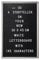Relaxdays 1 x Letterboard, 145 Buchstaben, Zahlen, Sonderzeichen, 45x30 cm, Buchstabentafel zum Stecken, Kunststoff, Silber