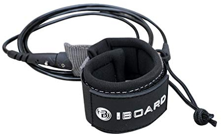 iBOARD Straight Surfboard Leash 5.5mm, 6/7/8/9Ft for Longboard, Paddleboard & Surfboards