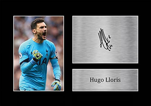 HWC Trading A4 Hugo Lloris Tottenham Hotspurs Geschenke Gedrucktes Signiertes Autogramm Foto für Fußball Anhänger and Fans
