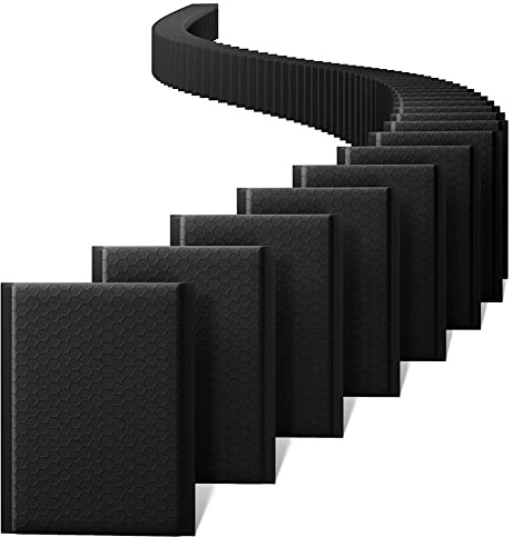 Metronic Bubble Mailers 6x10 Inch 100 Pack Black Usable Size 6x9 Opaque Padded Envelopes Waterproof Bubble Envelopes Cushioning Mailer for Small Business Mailing Makeup Jewelry Gifts