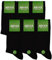 RØDER 6 Paires de Chaussettes en Fibre de Bambou, Ultra Douces & Respirantes, Homme Femme (Noir, 35-38)