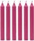 Venuscello® 25 x Pink Tapered Dinner Candles 190mm Non-Drip Unscented Long Burning Smokeless Pure Paraffin Wax Candles for Wedding Parties