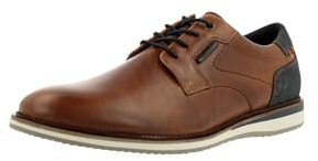 BULLBOXER Herren Schnürschuh Nachtblau/Cognac 41