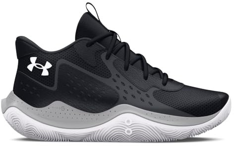 Under Armour Unisex-Kinder UA GS 23 Sneaker, Black/Jet Gray/White, 38.5 EU Weit