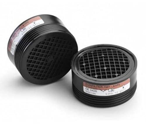 La zappa Ersatzfilter für Halbmaske mit Verbindungsstück (Typ A1P2 mit Gewindeanschluss)