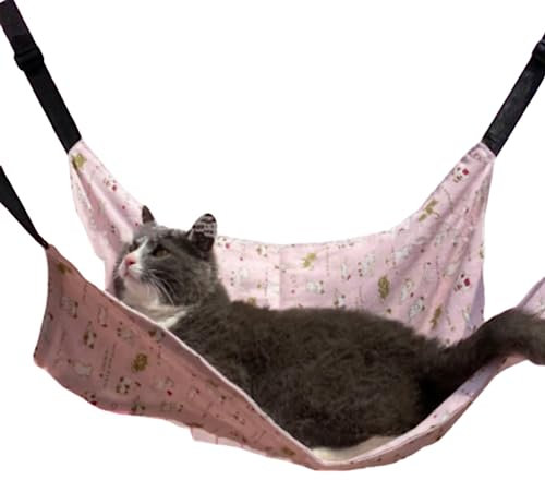 SECOFE Hängematte Käfig Katzenhängematte, Haustierkäfig-Hängematte,Empfohlen für Haustiere unter 9 kg, Geeignet für Katzen, Hunde, Kaninchen, Hamster usw, 46 * 37cm