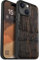 Carveit Holz Handyhülle für iPhone 15 - Massivholz für Apple 15 - Stoßfeste Stoßstange - Weich TPU Hulle (Dunklesholz - Berge und Hirsche)