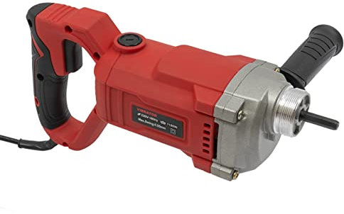 1.1 kW Kompakter Betonrüttler Flaschenrüttler für Bohrmaschine Elektrischer Betonvibrator 220V 2M Wellenstab 160Hz Vibration Aluminiumkörper Leicht und Langlebig