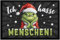 MoonWorks® Fußmatte Grinch Weihnachten mit Anti Spruch Ich Hasse Menschen Sarkasmus Ironie rutschfest & waschbar Menschen schwarz 60x40cm