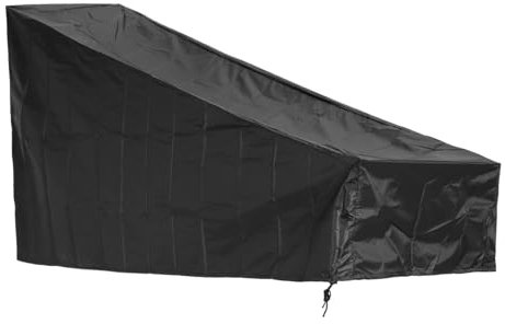 sourcing map Push Lawn Mower Cover, 75 L x 19 W x 39 H Waterproof Outdoors Lawn Mower Cover Universal Fit with Drawstring, Black