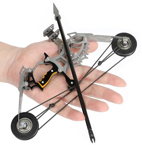 SHARROW Compound Bogen und Pfeile Set für Jugend und Erwachsene, Taschenbogen Compoundbogen Pfeile Kit mit Zielscheibe für Bogenschießen Outdoor Schießen (Typ 8)