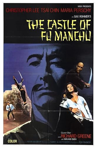 Poster Castle Of Fu Manchu 02, A4, Wandkunst, Heimdekoration, Filmposter, Leinwand, Film, Kino, Retro, Vintage, Kult, klassisch, Nostargic, Saga, moderner Nachdruck, wir drucken jedes Poster für Sie,