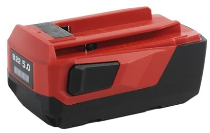 PYQMZTRV 22 V 5,0 Ah Ersatz-Lithium-Ionen-Akkupack, kompatibel mit Hilti 21,6 V 22 V Akku-Werkzeugen Hämmer Bohrer, kompatibel mit Hilti B22 22 V Elektrowerkzeugen