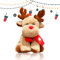 Weihnachten Elch Kuscheltier, 30cm Weihnachts Stofftier Elch, Elch Puppe, Rentier PlüSchtier, Weihnachten Dekor PlüSchtier, Weihnachten Dekoration Stofftiere, FüR Jungen MäDchen Weihnachts Geschenke