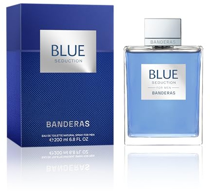 Antonio Banderas Blue Seduction Eau de Toilette Spray für Herren, 200 ml