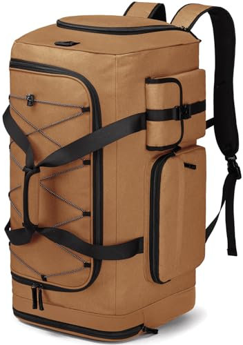 TAIHOYIN Reisetasche Herren 70L Große Sporttasche Weekender Rucksack mit Schuhfach Wasserdicht Trainingstasche Damen Übernachtung Travel Gym Tasche für Reisen, Camping, Fitness