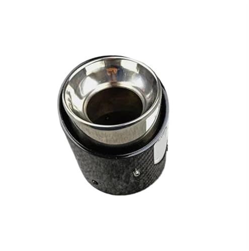 ZSHYTWE Auspuffblenden 1 Stück Für Mini Für Cooper Für F54 F55 F56 F57 R60 R61 Für F60 R55 R56 R57 R58 R59 S JCW Carbon Auspuffrohr Auto Zubehör(Silver Inlet85 mm105)