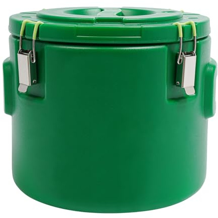 DeeDuud 15L Transport Thermobehälter, Auslaufsicherer Warmhaltebehälter für Speisen & Getränke, Edelstahl Isolierbehälter für Catering, Camping & Buffet