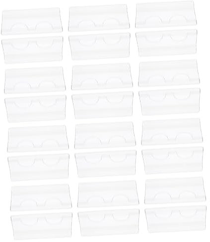 IWOWHERO 100Pièces Porte Cils Élégant Organisateur de Cils pour Conservation Optimale Faux Cils et Propreté