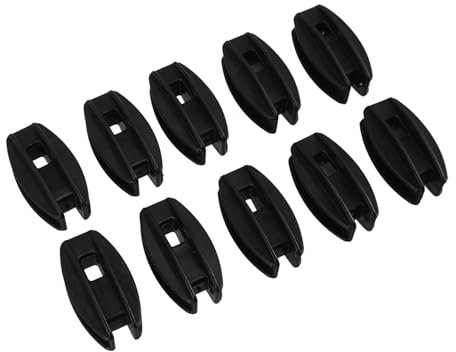BAZEITFLOW 10pcs Electric Fence Insulators Wire Holding Insulators for Livestock Electric Fence for Post Installation