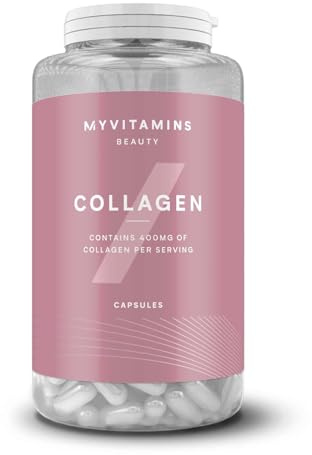 Myprotein Collagen Capsules – Hydrolyzed Collagen Peptides – 400mg Bovine Collagen per Capsule – Joint, Skin & Hair Support – Collagen Supplements for Women & Men – 30 Capsules