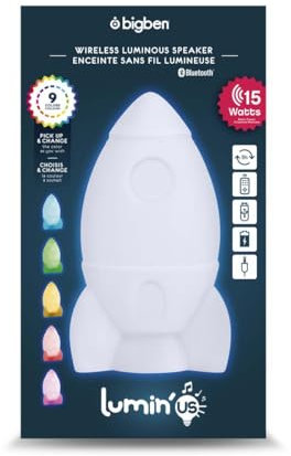 Enceinte Bluetooth® 15W Lumineuse Fusée Bigben Audio