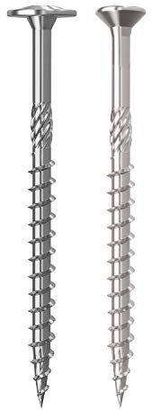 Belko Konstruktionsschrauben Senkkopf 8,0x300 mm, 50 Stück, mit I-Stern, Teilgewinde, Fräsrippen u. Längenprägung m. bauaufsichtlicher Zulassung, Holzbauschraube, Balkenschraube