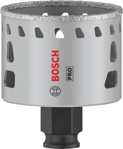 Bosch 1 sierra perforadora Pro Tile Power Change Plus (para azulejos duros, azulejos blandos, diámetro de 57 mm, accesorio profesional para taladro/destornillador), Versión actual