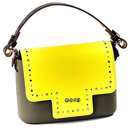 OBAG Kleine Damentasche mit Klappe Farbe Gelb, gelb, 19 x 7 x 15 cm