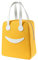 croselyu Tragbare, isolierte Tasche, tragbar, niedlich, Outdoor-Picknick-Tasche, Eisbeutel, Aufbewahrungstasche, 1 Stück (Gelb, Groß)