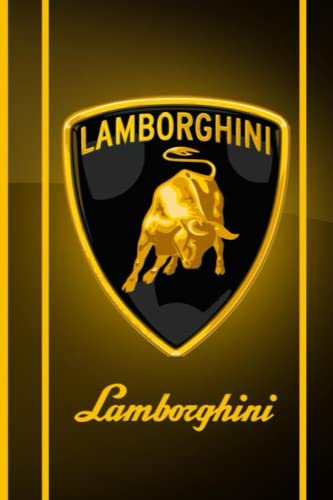 LAMBORGHINI: Notebook 120 pages | 6 x 9 | Collage Lined Pages | Journal | Diary | For Students, Teens, and Kids | For School, College, University, and Home, Gift
