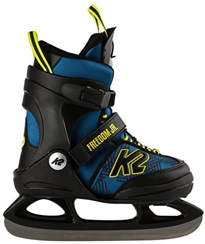 K2 Unisex Jugend Freedom Ice Eishockey, Blue_Yellow, 29
