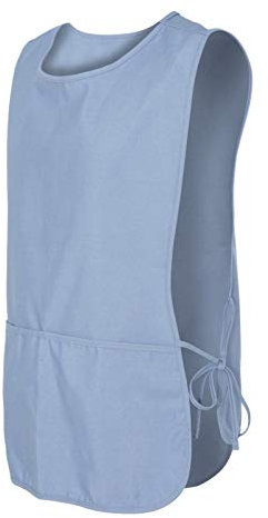 Sizoer Berufsbekleidung Pflege Damen-Unisex Überwurfschürzen Oberteil mit Taschen, für die Reinigung von Catering, Arbeitskleidung, Schürze, einfarbig Health & Beauty Unisex Überwurfschürze #0824