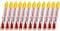 Barra de Pintura Facial Infantil Halloween Carnaval - Maquillaje de Cara para Fiesta No Toxica Pack 12 Barras de Color Amarillo