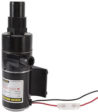 dsheng Pompa di Scarico della Pompa del Maceratore Facile Installazione Flusso Elevato per Cucina Camper (12V)