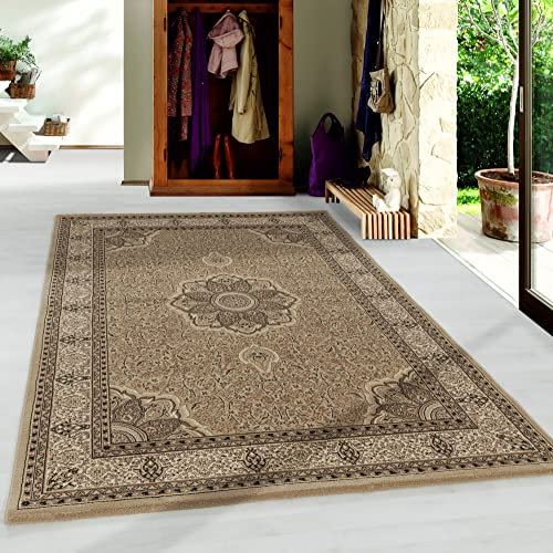 Giancasa Orientteppich Wohnzimmer orientalisch Kurzflorteppich Designteppich