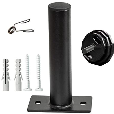 Jimtuze Gewichts-Organizer für die Wand,An der Wand befestigter Stoßfängerplattenhalter - 1 Stück Hantelscheibenhalter Power Rack Befestigung Gewichte Lagerregal