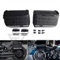 FVMOTO Club Style Satteltaschen Sattel Gepäck Aufbewahrungstasche Kompatibel mit Harley Softail Dyna Street Bob Wide Super Glide FXR FXLRS Low Rider S Sportster, 30L