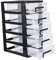 Warmhm Schreibwaren-Organizer Mini-schreibtischschubladen Schreibtisch-Organizer Mit Schublade, 5 Etagen Bastelschrank Schreibtischschubladen Aus Kunststoff Plastik Kabinett Schmuck Büro