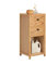 SoBuy BZR99-N Badschrank Badkommode Kommode fürs Bad Badezimmerschrank Aufbewahrungsschrank Flurschrank Badmöbel Natur BHT ca: 40x90x35cm