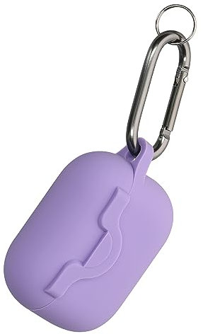 kwmobile Case Compatible with Apple Airpods Pro 2 / Pro 1 Case - Flexible Silicone Cover for Earbuds - In Lavender