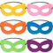 Skylety 6 Stück Halloween Maskerade Augenmasken Halloween Ball Kostüm mit Elastischem Band Männer Maskerade Maske für Halloween Festival Karneval Kostüm Cosplay Party (Helle Farbe)