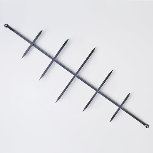 Fenstergitter Einbruchschutz 1150mm Typ Karo spitz Fenstersicherung anthrazit inkl. Sicherheitsschrauben Fensterstange