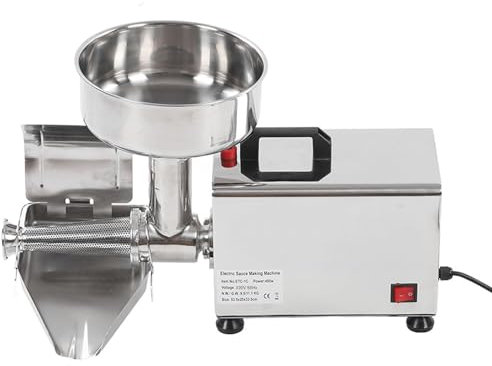 Ausla Passapomodoro Elettrico, Motore da 450 W Pressa per Macinare Alimenti Macchina per Passare Marmellata per Salsa di Pomodoro, Salsa di Fragole, Marmellata di Mirtilli (Spina