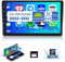 【2+64G】9'' Autoradio 2 Din Per Fiat Panda 2003-2012 Con Carplay Android Auto senza fili Mirror link,Android 13 Auto Radio Con Schermo HiFi Bluetooth RDS/FM+AHD Back up Camera+CANBUS